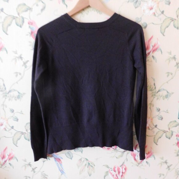 🦔🐾 Anthropologie Bailey 44 Faux Leather Front Sweater - Picture 4 of 10